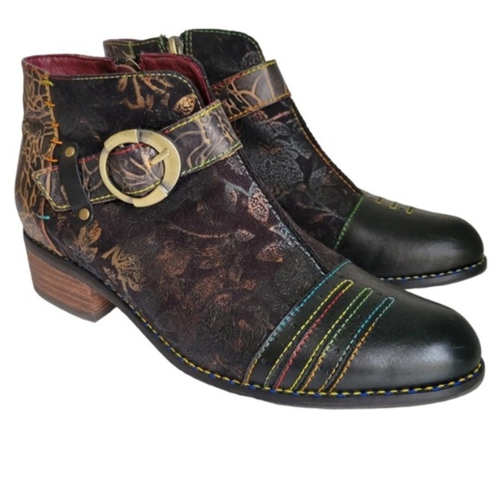 L' Artiste Spring Step Booties Women's‎ 36, Georgiana Leather Suede